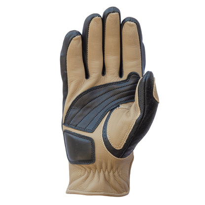 Age of Glory Hero Leather CE Gloves - Black/Sand