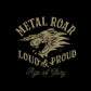 Age of Glory Metal Roar T-shirt - Washed Black