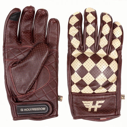 Holyfreedom Bullitt Insulto Gloves - Maroon/Beige