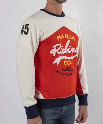 Maria Riding Company Racing Sweatshirt - Red Jersey