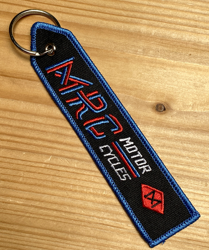 Maria Riding Company Stripe Keyring - Blue/Red