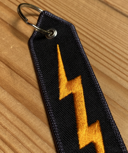 Maria Riding Company Stripe Keyring - Thunder