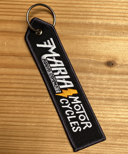 Maria Riding Company Stripe Keyring - Thunder