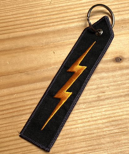 Maria Riding Company Stripe Keyring - Thunder