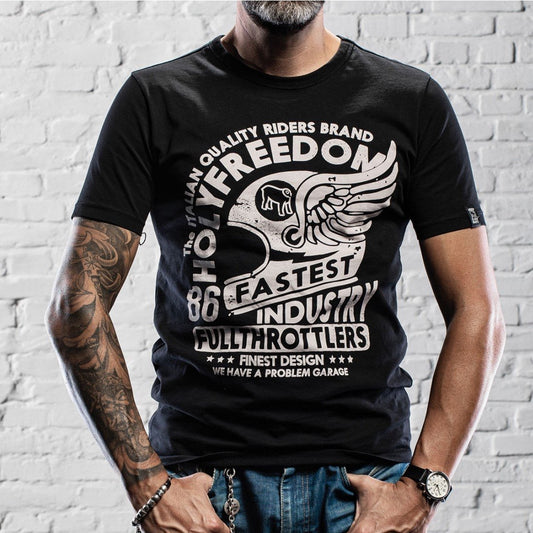 Holyfreedom Casco Alato T-shirt - Black