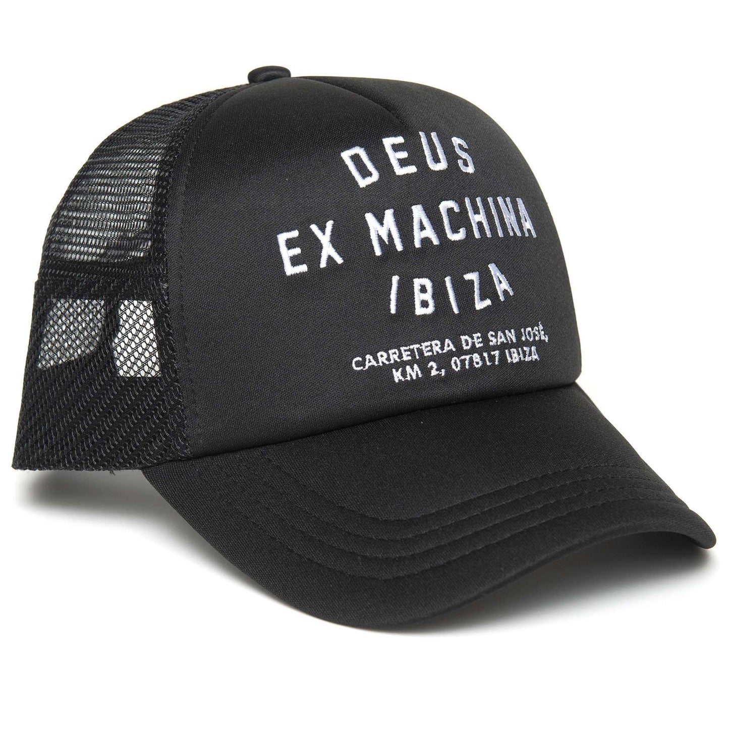 Deus Address Ibiza Trucker Cap - Black
