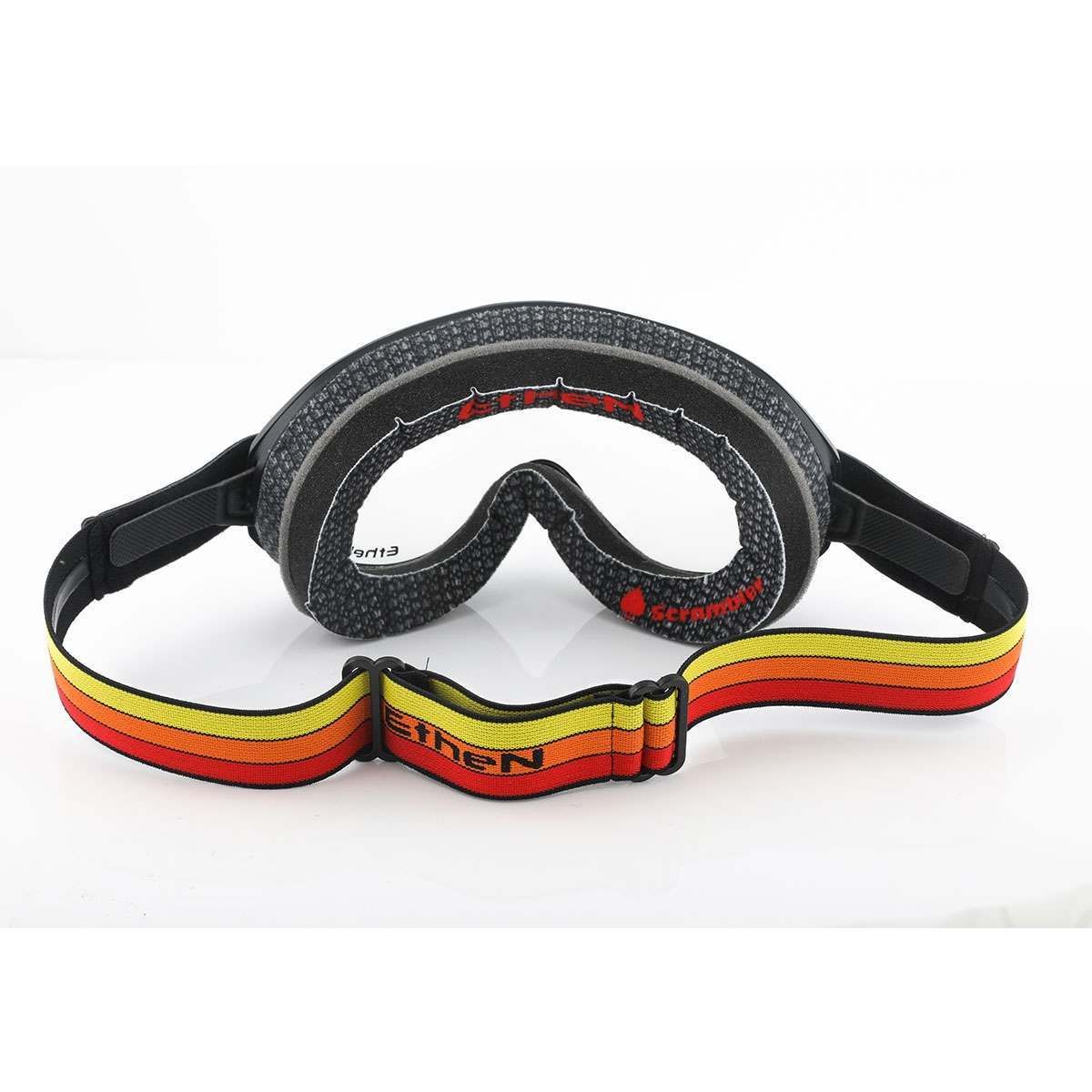 Ethen Scrambler Goggles - Orange Stripes