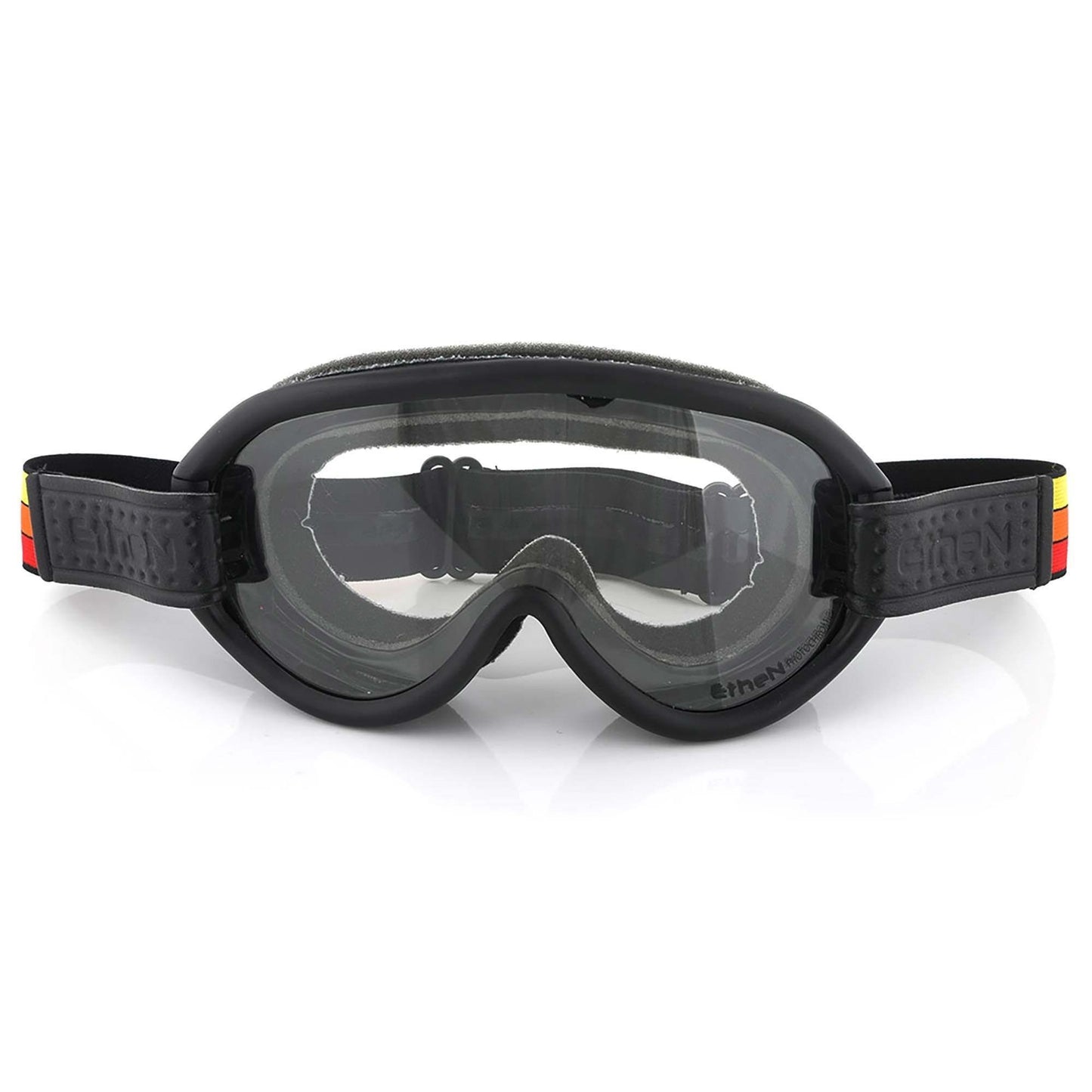 Ethen Scrambler Goggles - Orange Stripes