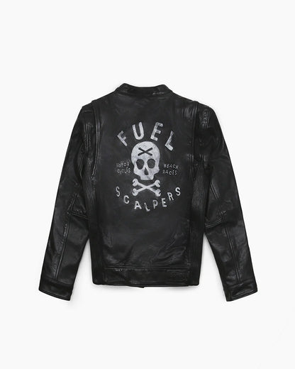 Fuel FXS Leather Jacket - Black