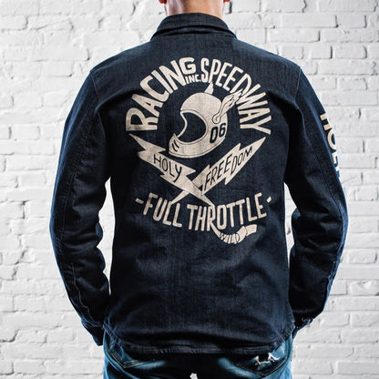 Holyfreedom Genoa Stampato Denim Jacket