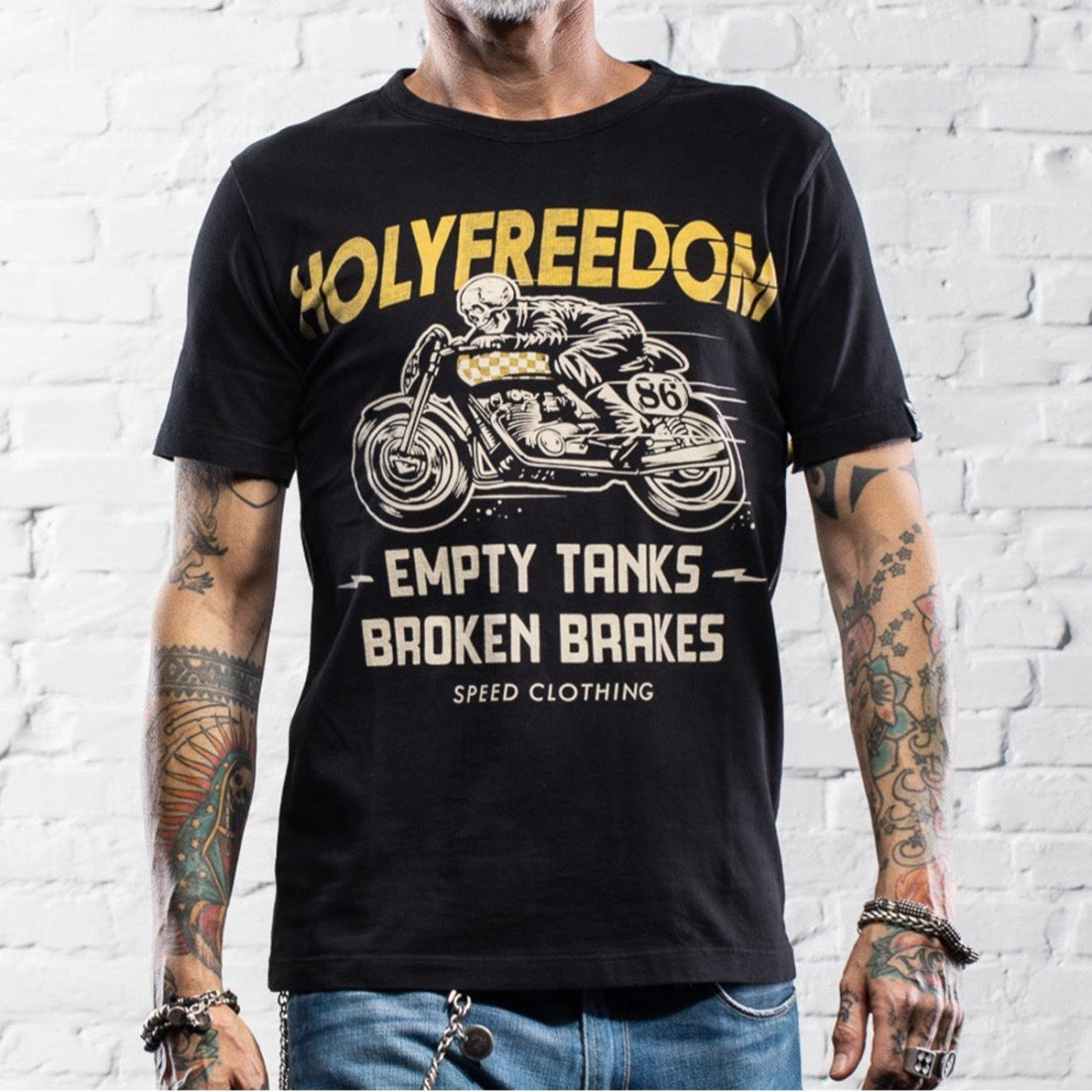 Holyfreedom Ghost Rider T-shirt - Black