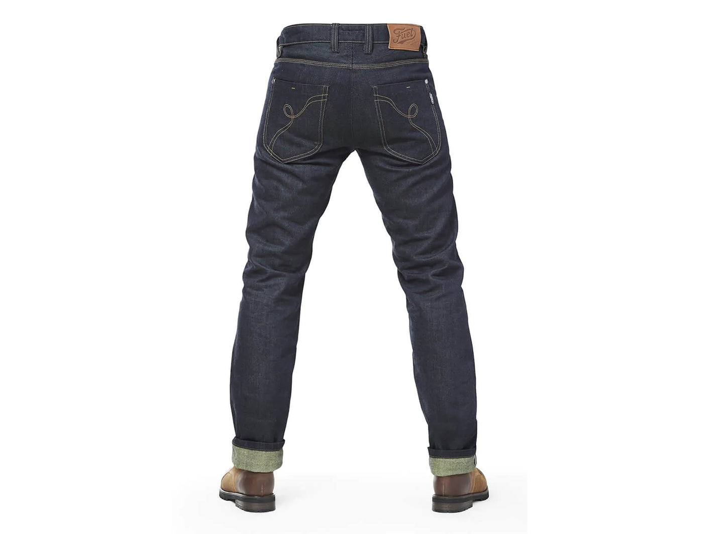 Fuel Greasy Selvedge Pants - Blue
