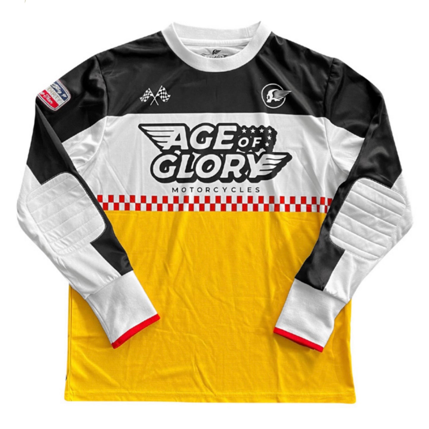 Age of Glory Wings Mesh Jersey - Yellow/White/Black