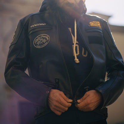 Holyfreedom Level Leather Jacket - Black