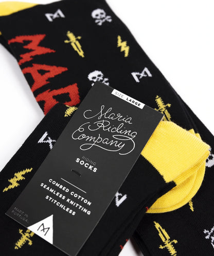 Maria Riding Company Socks - Skull and Dagger