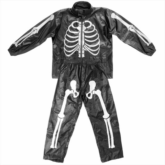 Fuel Day of the Dead Rain Suit - Black