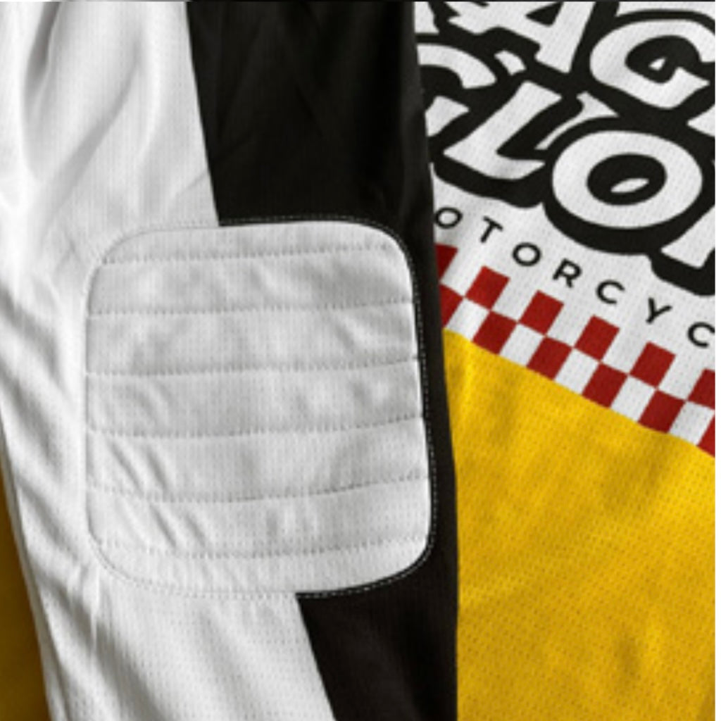 Age of Glory Wings Mesh Jersey - Yellow/White/Black