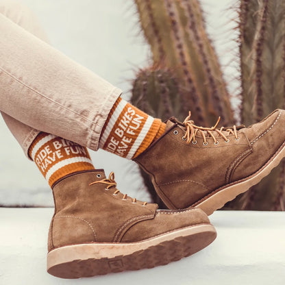 Wildust Sisters Socks - Ride Bikes Have Fun