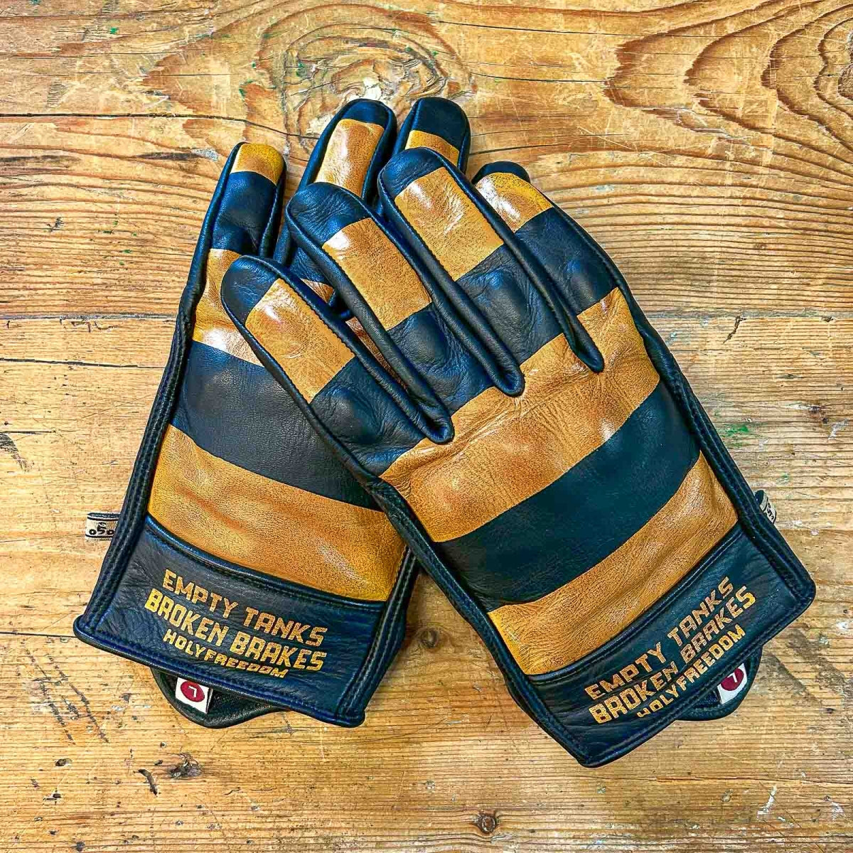 Holyfreedom Dalton Motorcycle Gloves - Mustard
