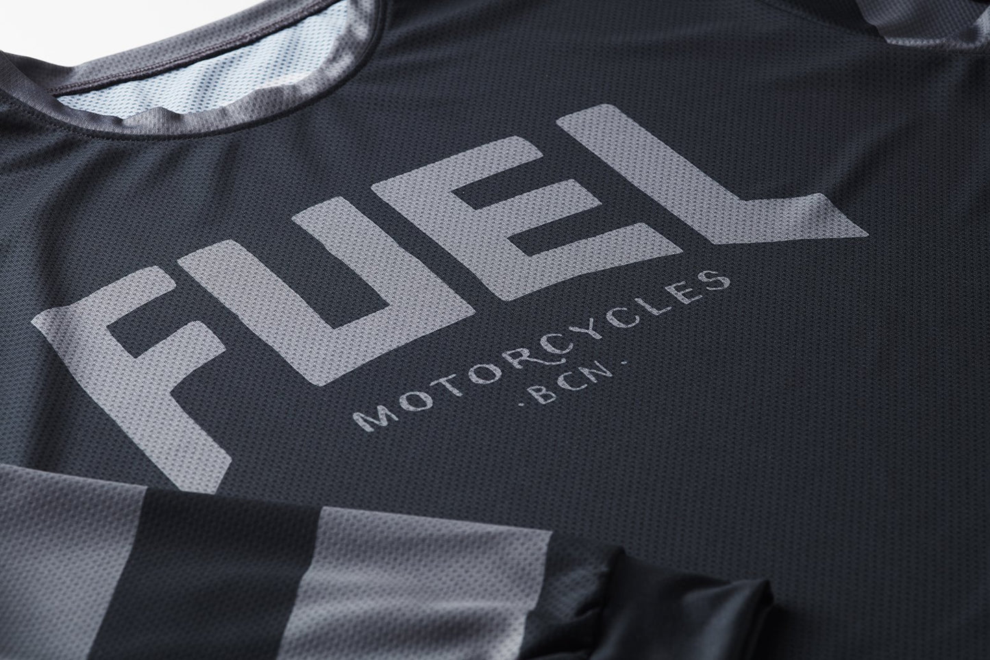 Fuel Grey Stripes Enduro Jersey - Grey/Black