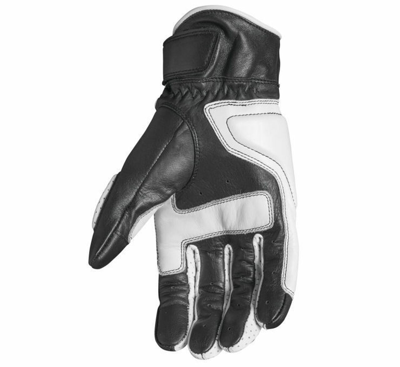 Roland Sands Rourke Gloves - Black/White